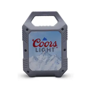 Miller Lite/Coors Light Mini Party Speakers with LED Lights