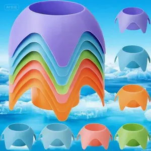 Multicolor Sand Drink Holders - Reusable Beach Cup Coasters for Drinks, 7-Pack Non-Slip Travel Accessories, Must-Have for Outdoor Trips, Durable and Lightweight for Women Adults Family Friends