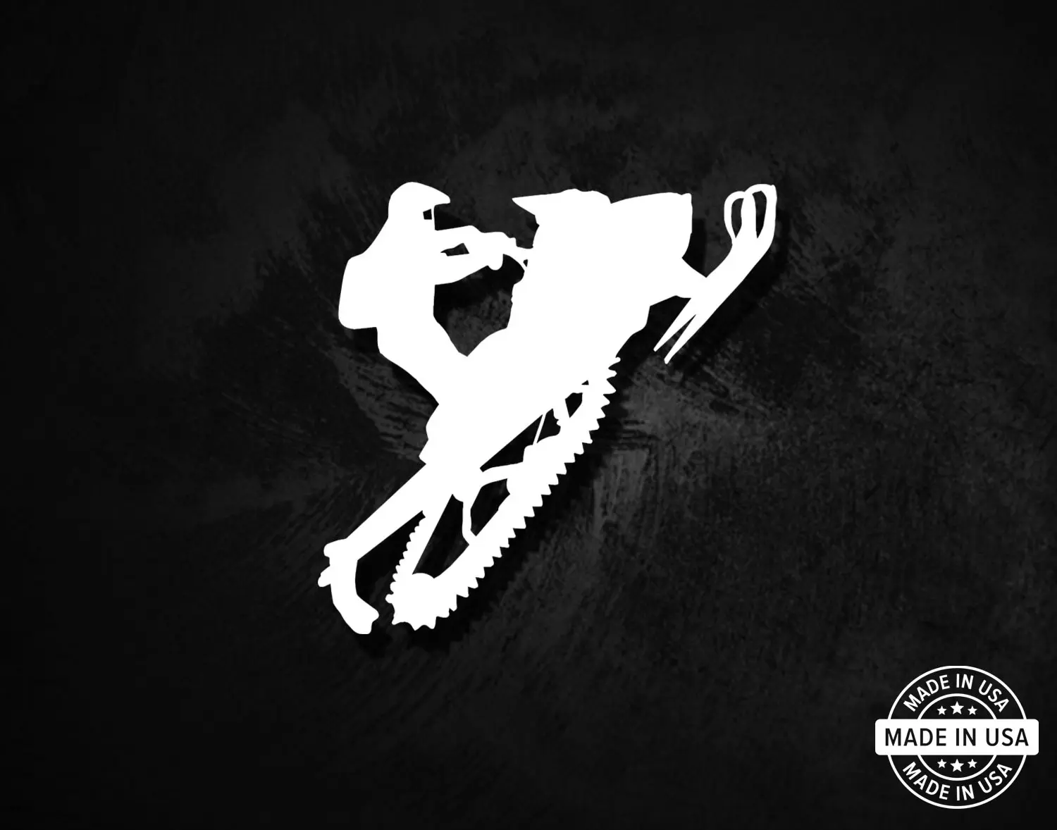 Snowmobile Decal, Vinyl Die Cut Sticker