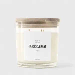 Black Currant Soy Candle