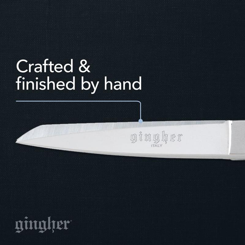 Gingher 8 Inch Forged Steel Blades Dressmaker Shears with Bent Handle & Chrome Finish for Precise Fabric Cutting & Seamless Stitching Sewing Supplies Crafts Sewing Tools