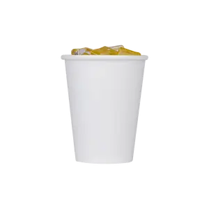 [1,000 ct] 9 oz Paper Cold Cups | 75 mm | White