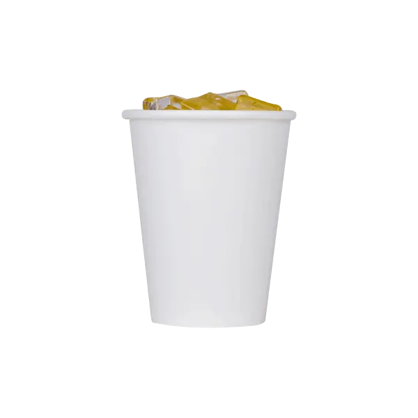 [1,000 ct] 9 oz Paper Cold Cups | 75 mm | White