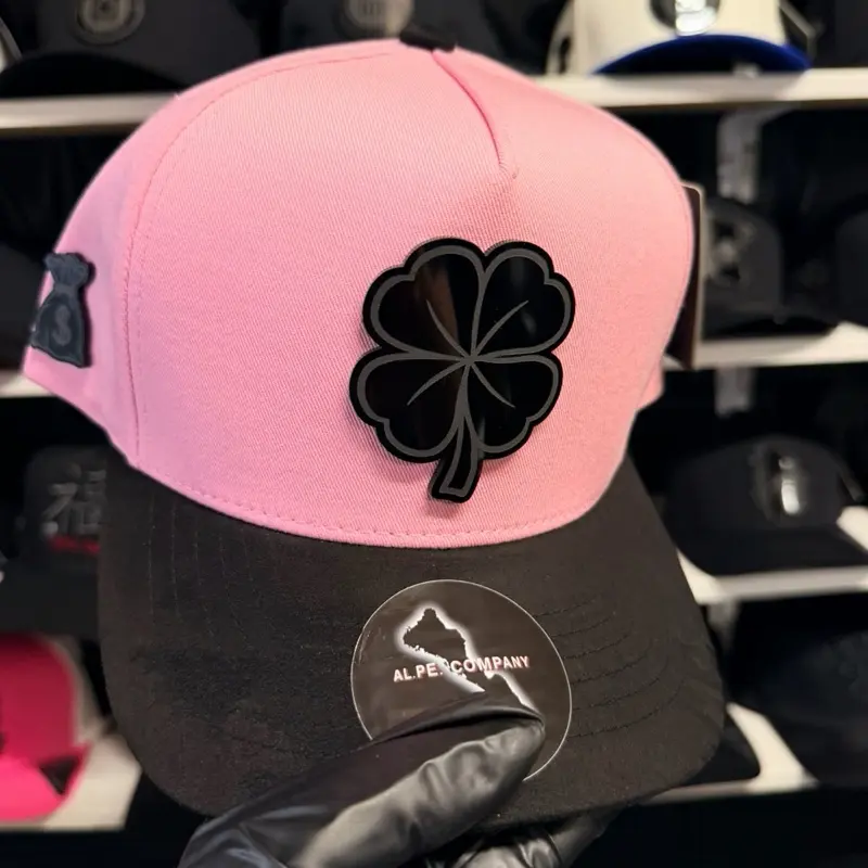 Clover Snapback Baseball Cap - Clover Hat, Casual Outdoor Hat, Elegant Design, Premium Streetwear, Adjustable One Size, All Seasons, Any Occasion, Versatile for Casual Outfits