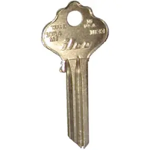 Kaba IN33-1054MT 1 x 0.1 in. Ilco Key Blank For Ilco Rim Cylinder Lock- Pack Of 10