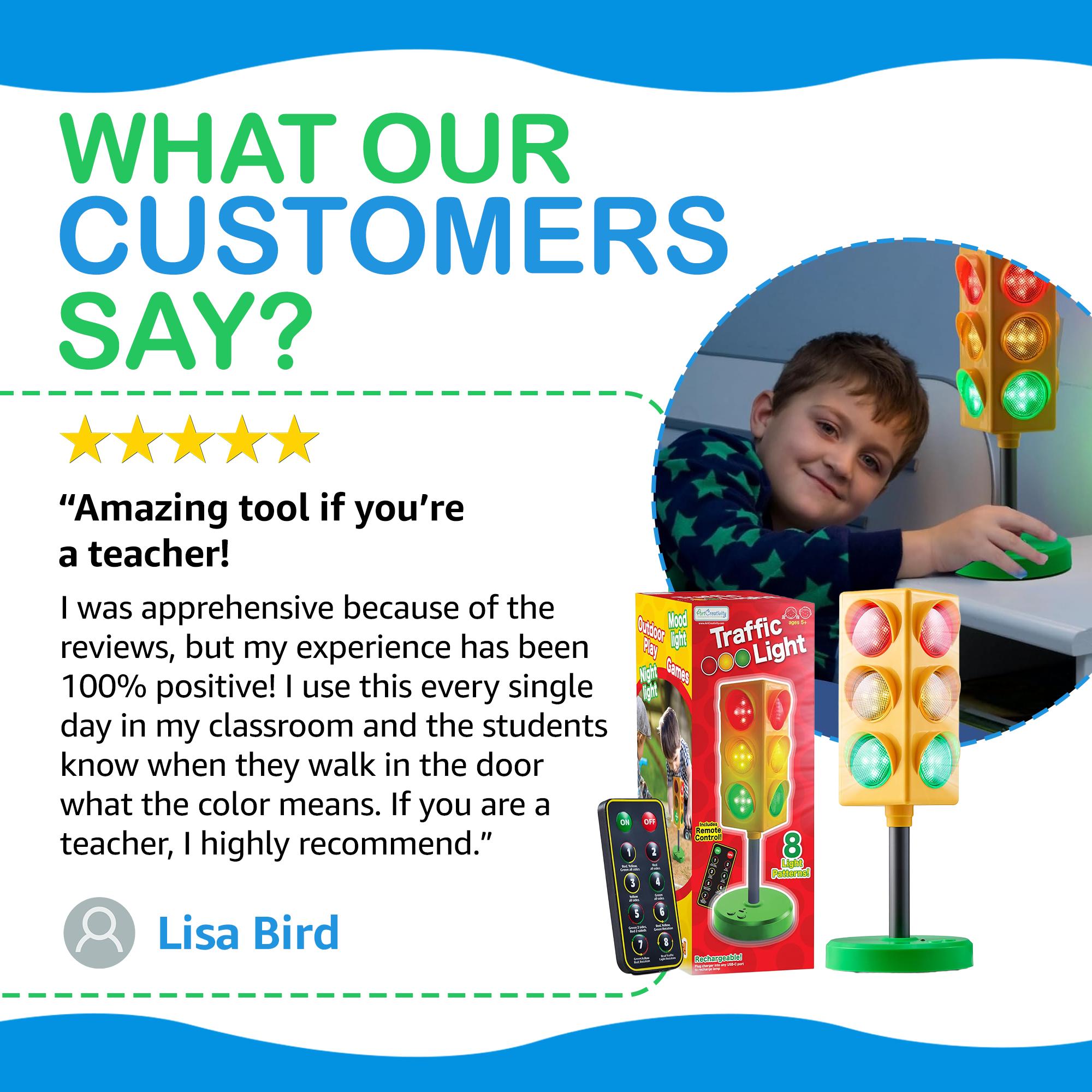 Traffic Light Lamp - Stop Light Lamp for Kids with Remote - 8 Different Patterns, Red Light Green Light Game for Kids Traffic Light Lamp - Stop Light Lamp for Kids with Remote - 8 Different Patterns, Red Light Green Light Game for Kids