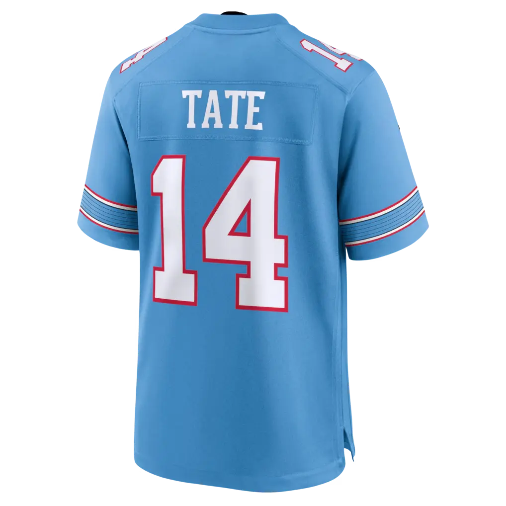 Unisex Football inspired by Tennessee Team Tate 14 2026 Draft First Round Pick No. 4 Team Game Jersey - Light Blue