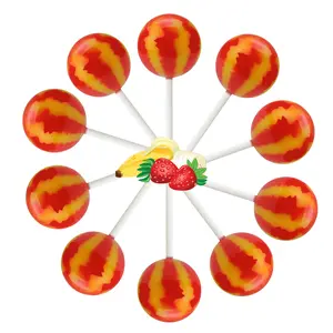 10ct. Strawberry Banana Lollipop Bag