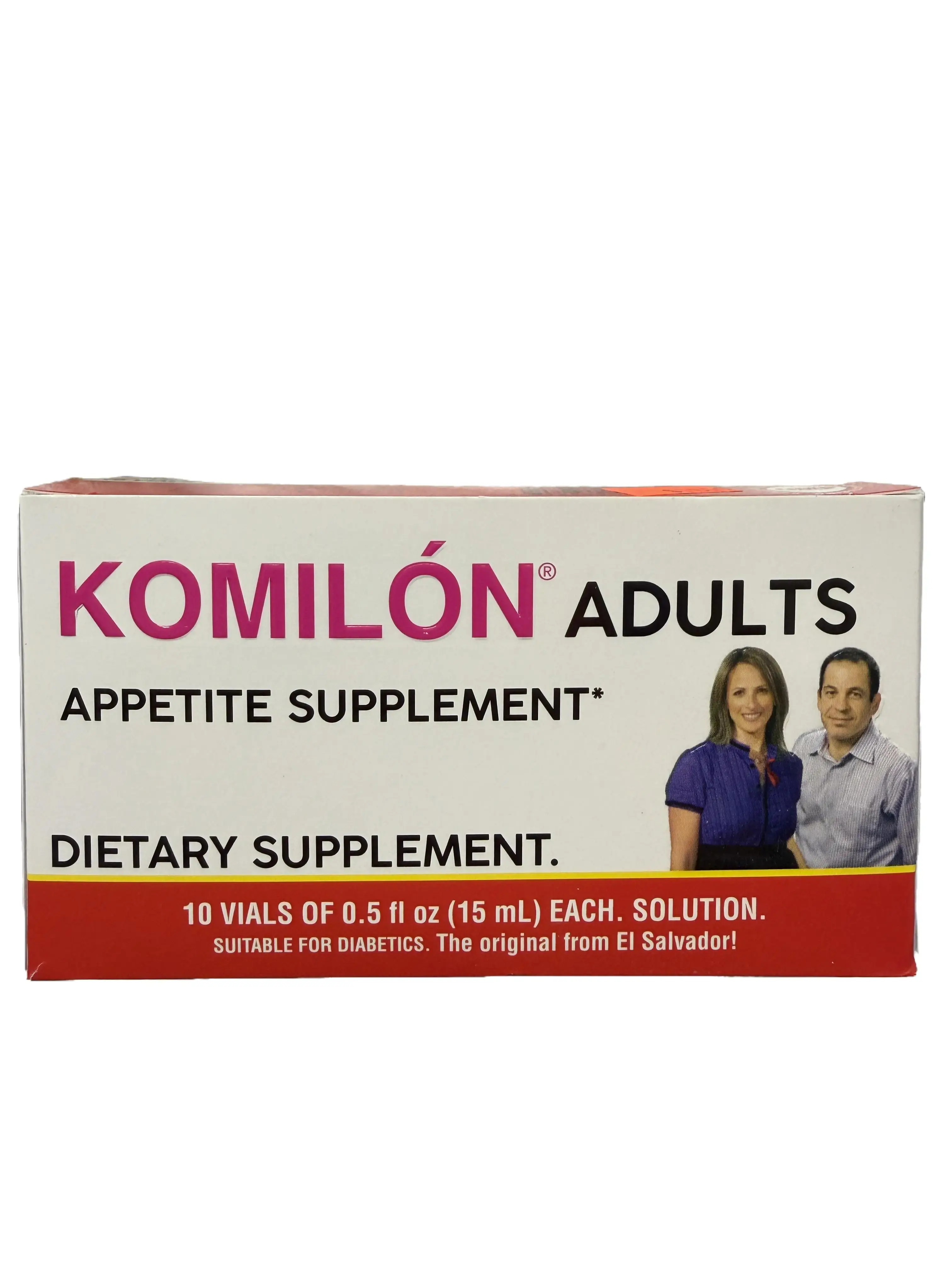 Komilon Adults Dietary Supplement 10 vials of 15mL The original from El Salvador!