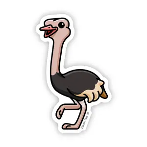 Blank Tag Co.® Waterproof Sticker - Ostrich