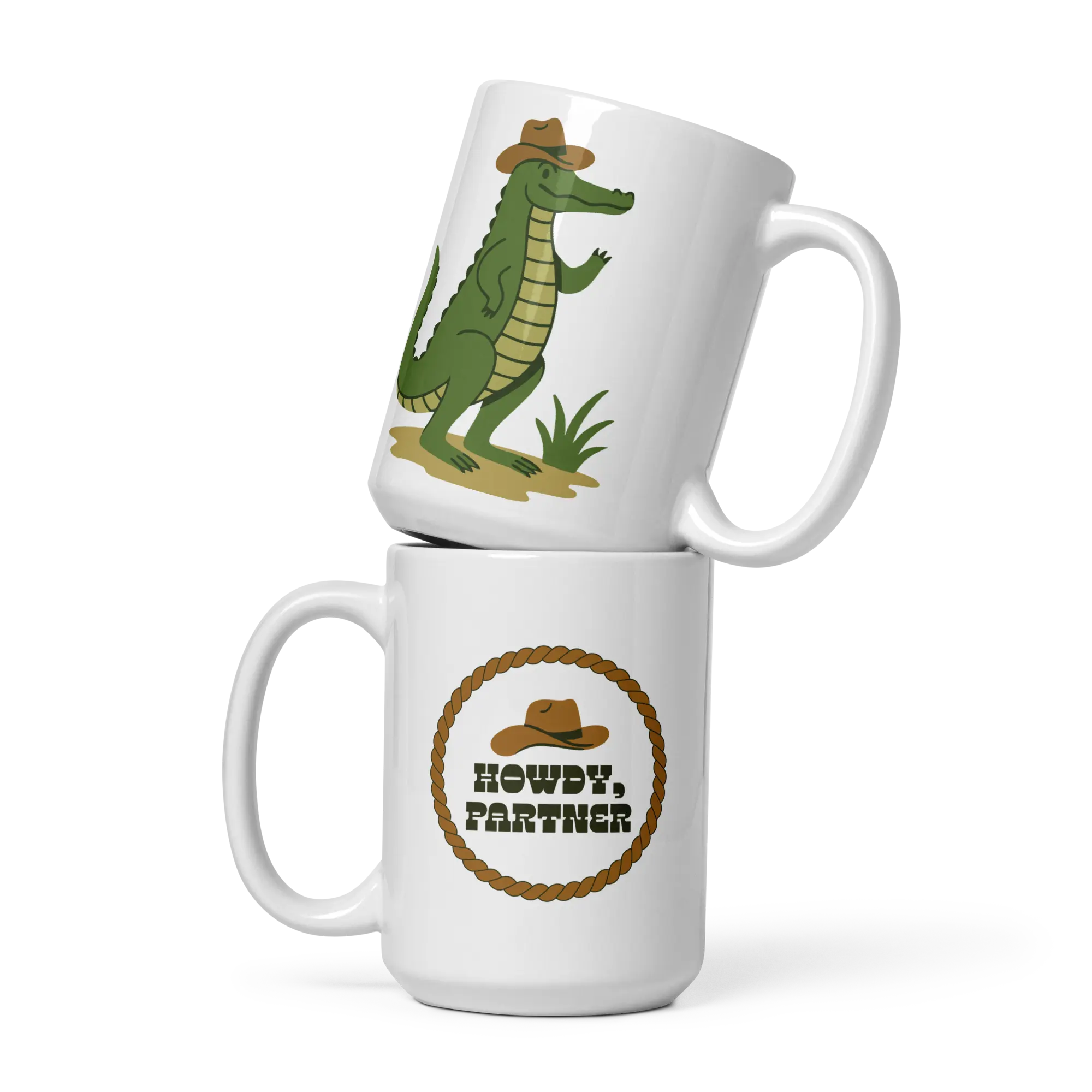Howdy Partner Gator Mug