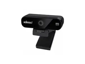 Adesso CyberTrack CyberTrack H8 Webcam - 2.1 Megapixel - 30 fps - USB 2.0 - Full HD - 1920 x 1080 Video - CMOS Sensor - Auto-focus - 80° Angle - Tripod Mount, Clip - Microphone - For Computer