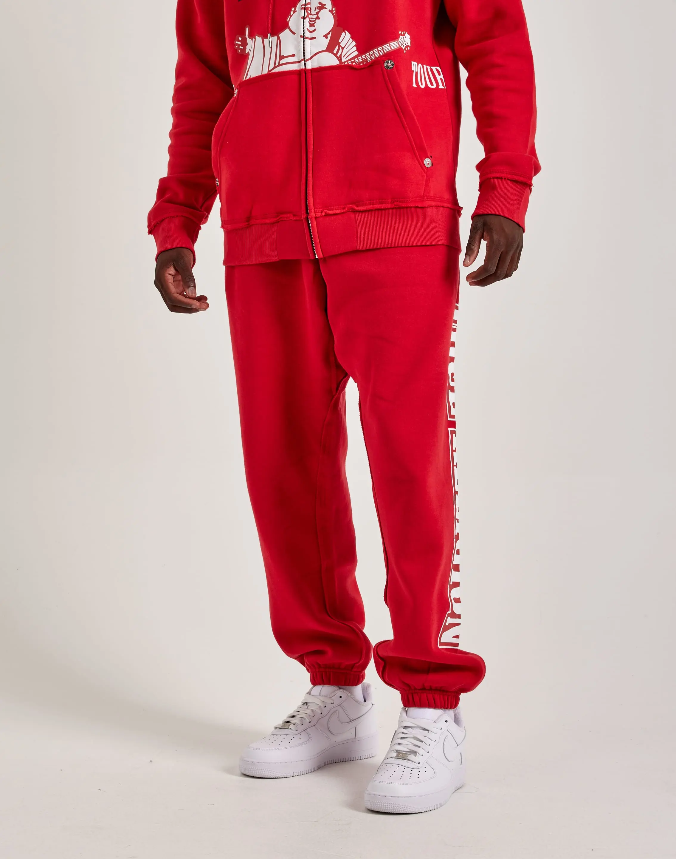 Mens True Religion Raw Exaggerated Icon Joggers