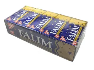 Falim Sugarless Plain Gum, Mastic (20 Pack (100 Pieces)) Falim Sugarless Plain Gum, Mastic (20 Pack (100 Pieces))