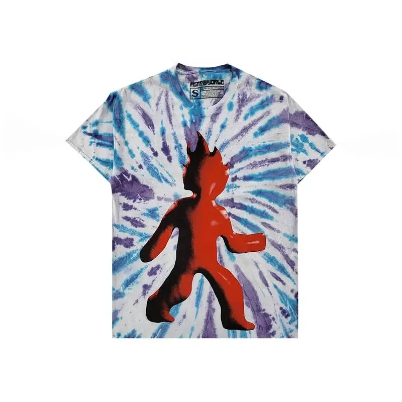 Travis Scott Flame T-shirt Tie Dye (men) by StockX - TikTok Shop