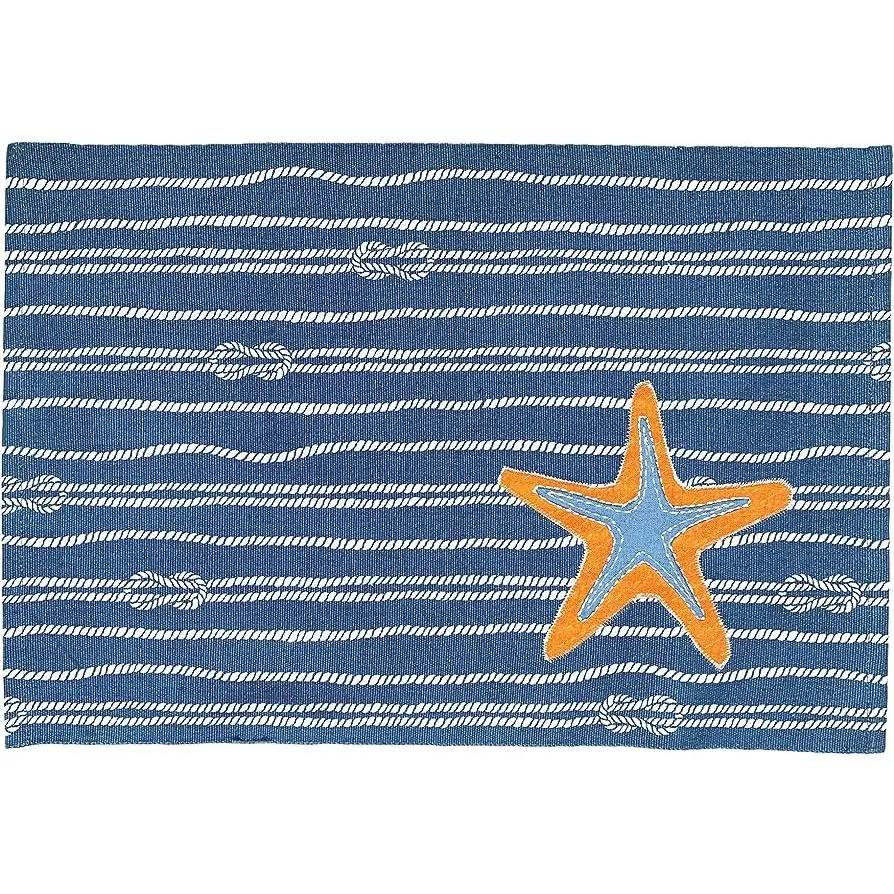 Carol & Frank Starfish Rope Placemat