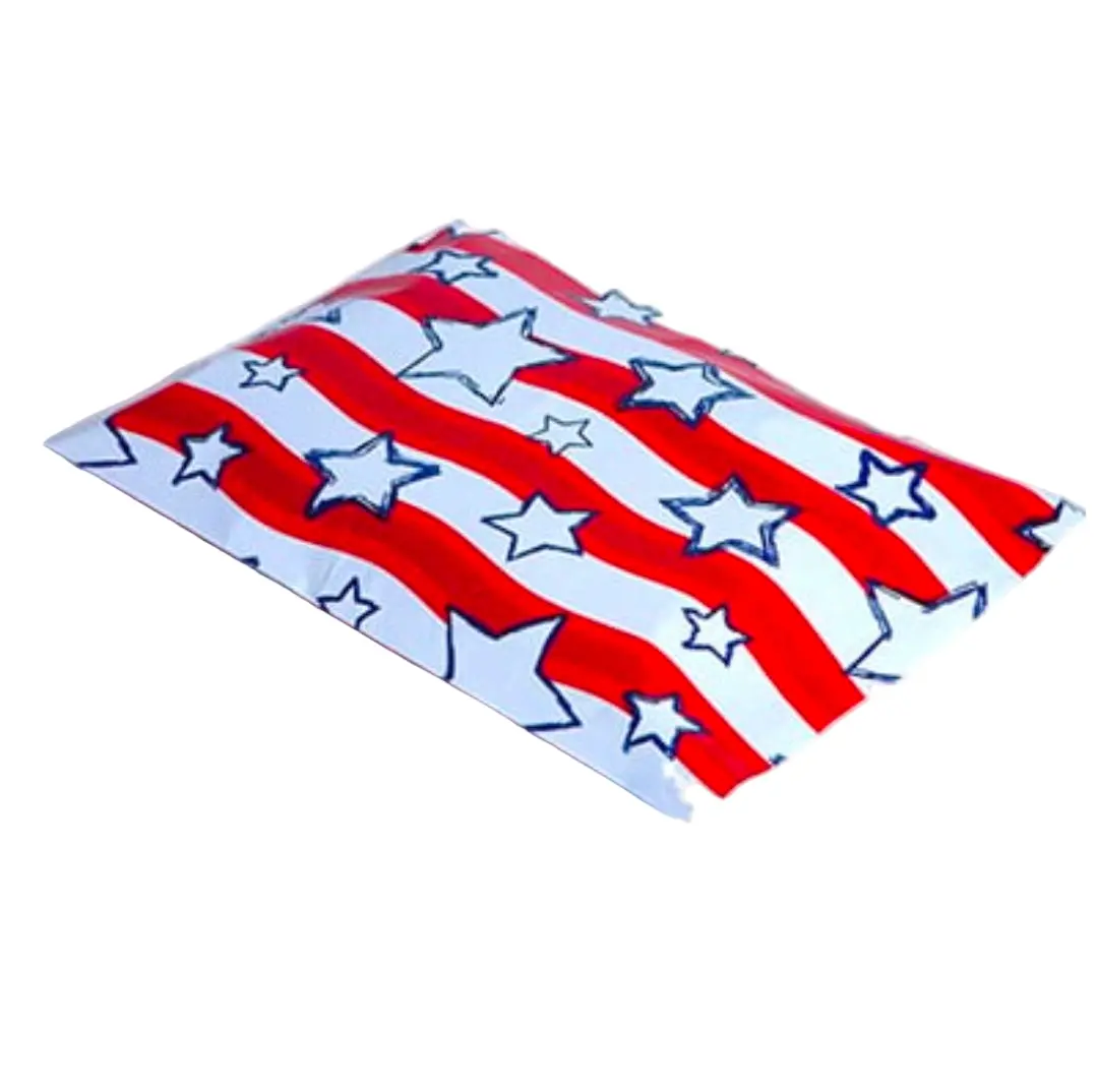 Stars & Stripes Poly Mailers Size 10x13 Patriotic Shipping Bags