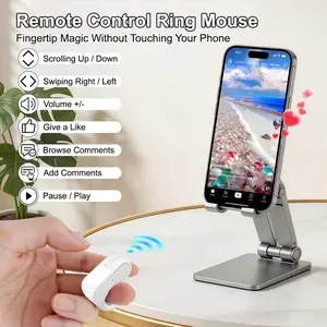 Bluetooth+2.4G Dual-Mode Air Finger Ring Mouse;Turn pages in PowerPoint;Browse the web;Short video TikTok Remote Control Scrolling; Compatible systems: iOS, MacOS, Android, Windows