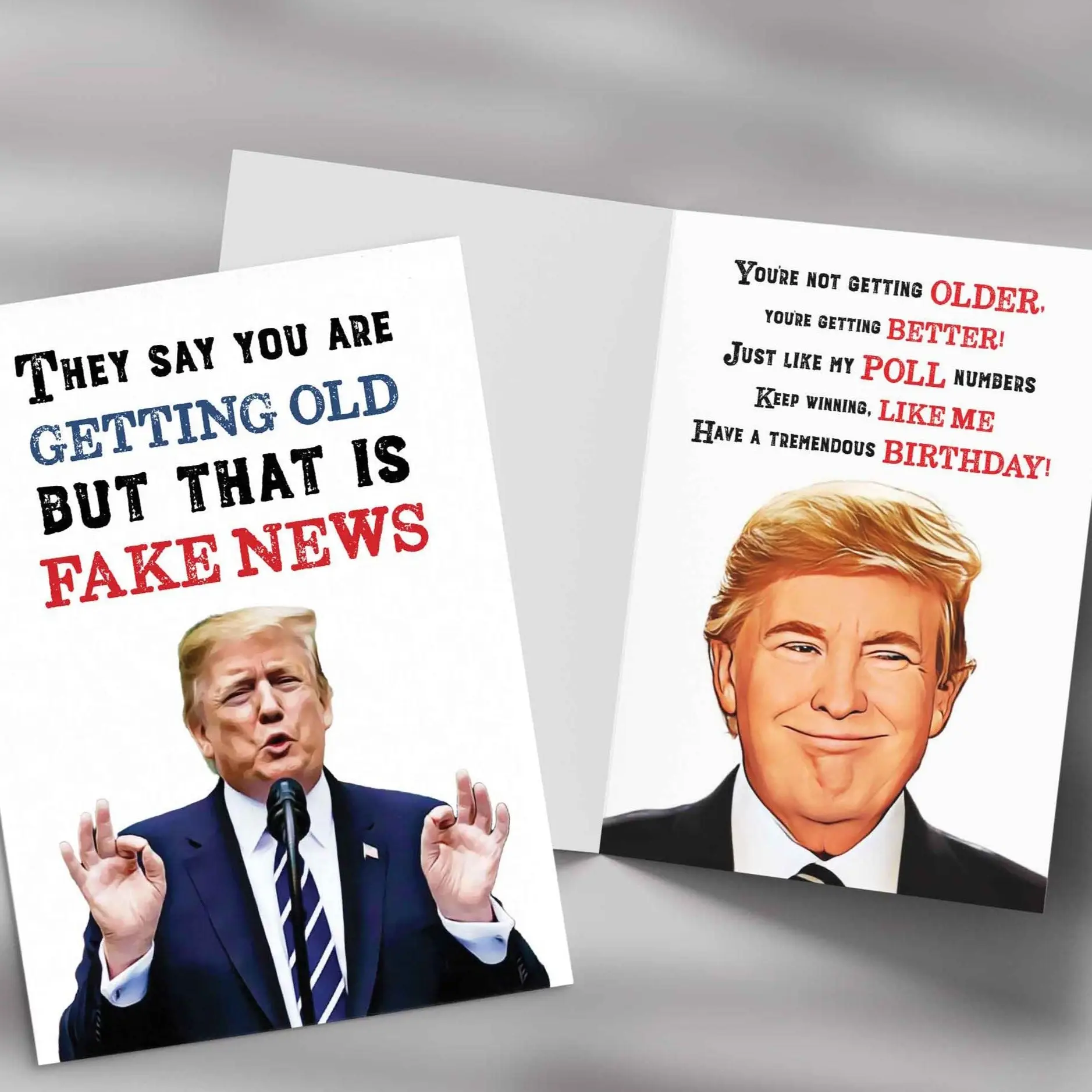 Trump Happy Birthday Card *NOT A TALKING CARD*