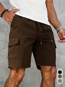 Men's Summer Workwear Shorts with Multiple Pockets, Comfortable Non-Transparent Material, Fitted Style, Ideal for Daily Use and Work