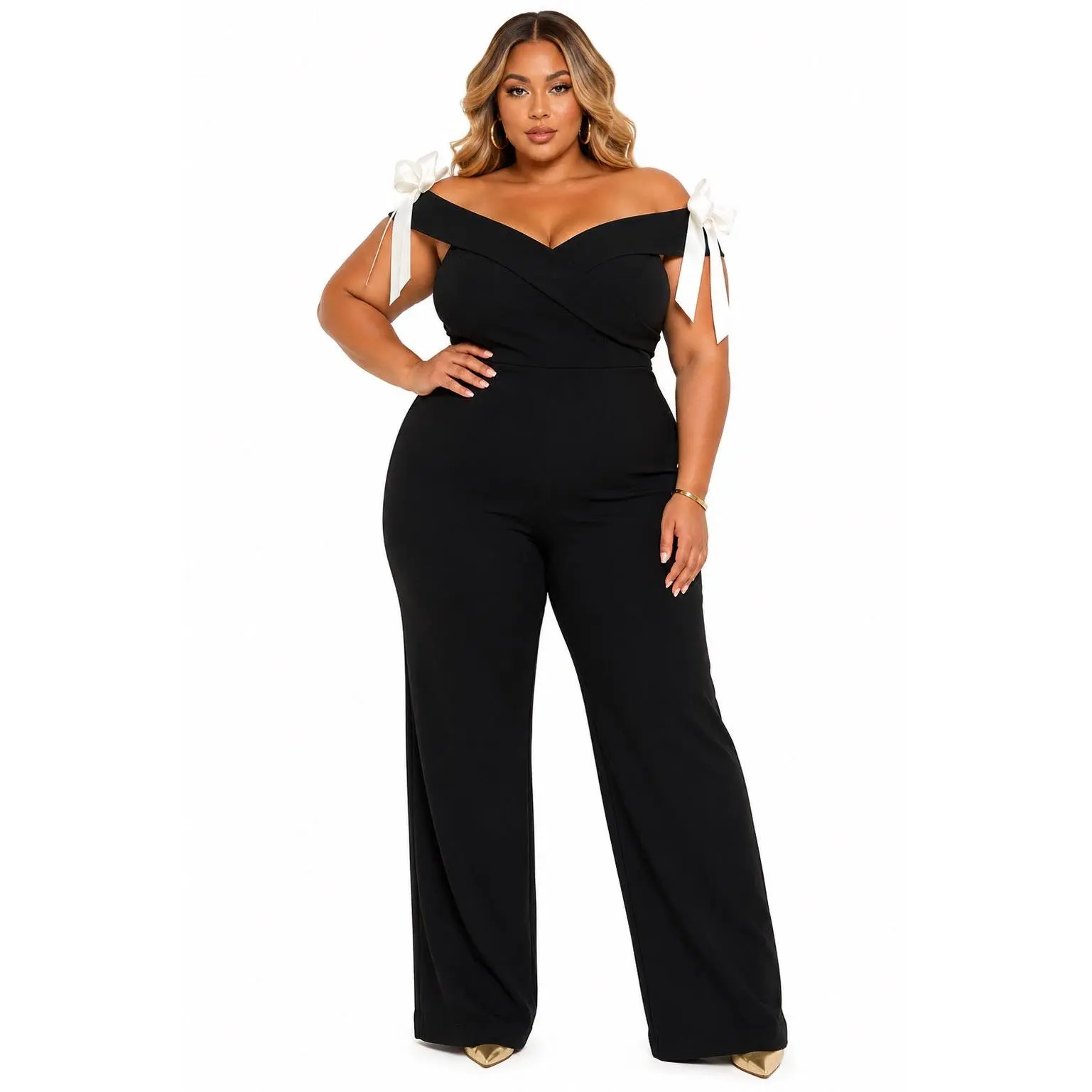 She Is the Gift Jumpsuit | Curvy Feen
