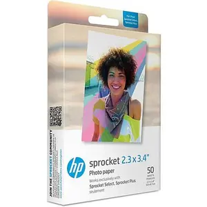 HP Sprocket Select 2.3" x3.4" ZINK Photo Paper 50-Pack