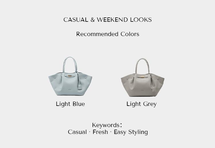 NEWBELLA Marella Collapsible Top Handle Tote - Women's Elegant PU Leather Purse, Detachable Charm, Magnetic Closure, 23.6"x12.6"x5.5"x11", Mothers Day Gift, Mom Gift, Work Bags for Women, Summer Everyday Tote Bags