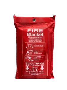 Emergency Fire Blanket - 2 Pack - Fire Suppression Blanket for Kitchen, 40” x 40” Fire Blanket for Home, Fiberglass Fire Blanket