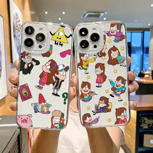 Kawaii Cartoon Crew Phone Case, Matte Clear Shockproof Cover, Cute Aesthetic Gift For iPhone 17 16 15 14 13 12 11 Pro Max Air