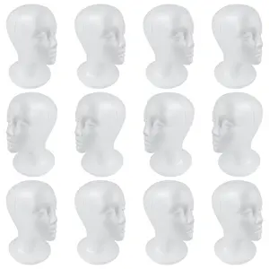 Styrofoam Model HeadsHat Wig Foam Mannequin