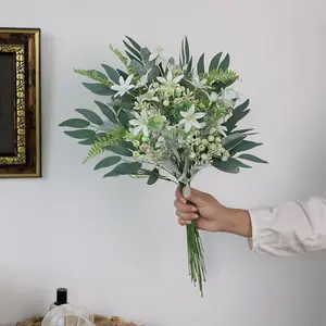 A set of 70 Artificial Mixed Eucalyptus Leaves and Willow leaves Stems Bulk Faux Eucalyptus Stems Sprays for Wedding DIY Bouquets Floral Arrangement Table Centerpieces - Home Improvement.