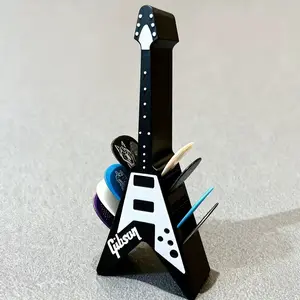 Guitar Pick Holder Organizer, Durable Guitar Picks Storage Case,Perfect Gift for Guitarists & Music Lovers, ldeal for Electric Guitars