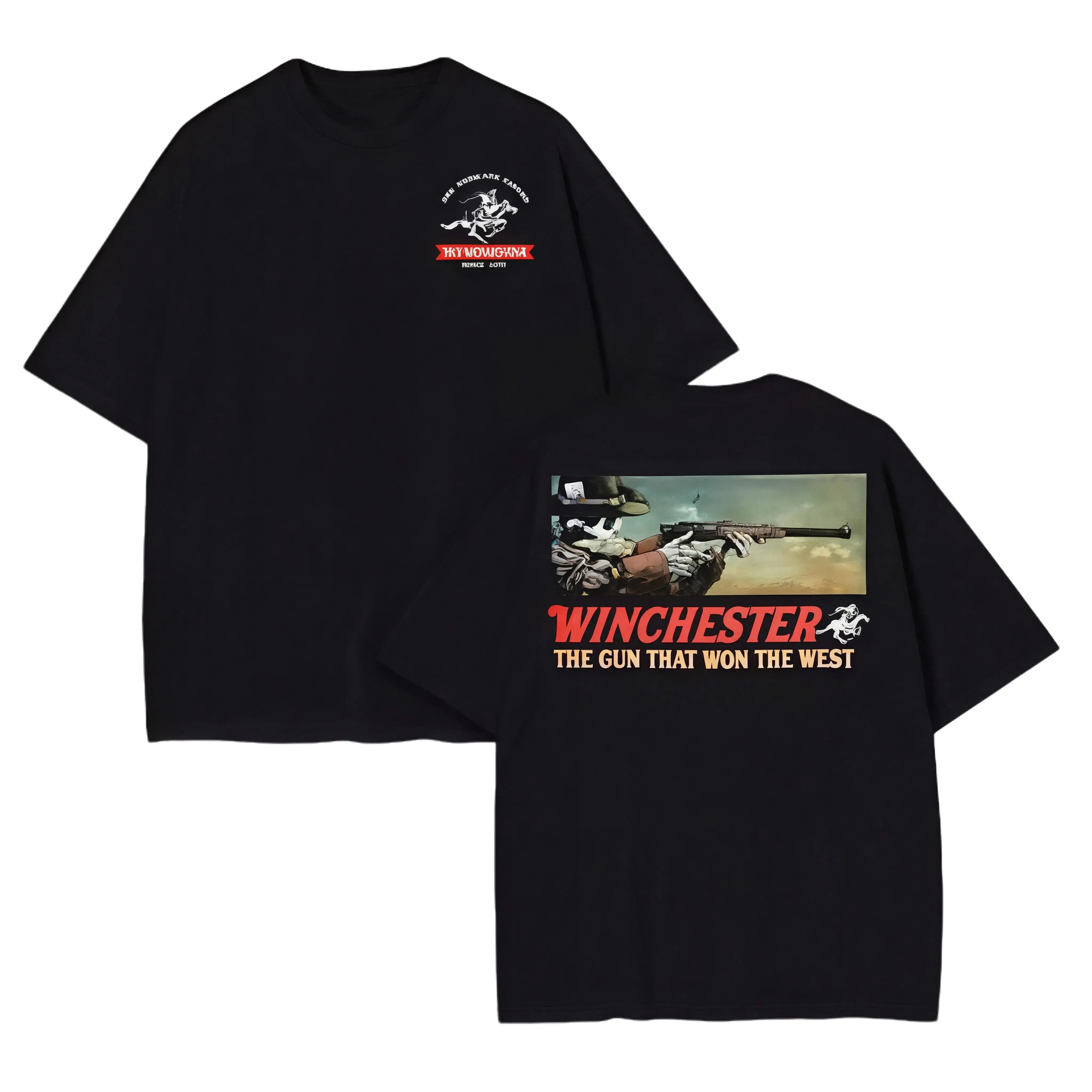 Cowboy Skull Western Graphic Tshirt Tee for Men Women Unisex Streetwear Top Soft Breathable Cotton Fabric Casual Outfit Good Graphic Tees Men's T Shirts Women's T Shirts 90s Graphic Tees Classic Short Sleeve Vintage Western Daily Wear Gift Idea