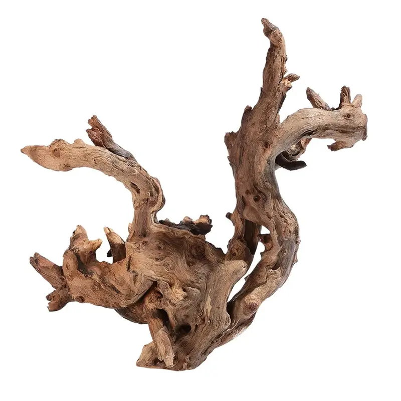 Natural Large Coral Driftwood (13-17 in) - Aquarium Ornaments for Fish Tank Enthusiasts, Simple Style, Reptile Climbing Branch, Assorted 1-Pack