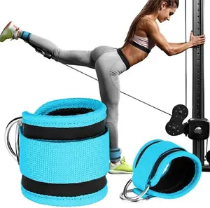 Training Workout Equipment for Kickbacks Hip Gluteus Training Exercises, Ankle Strap with Exercise Bands Outdoorfun Fitness