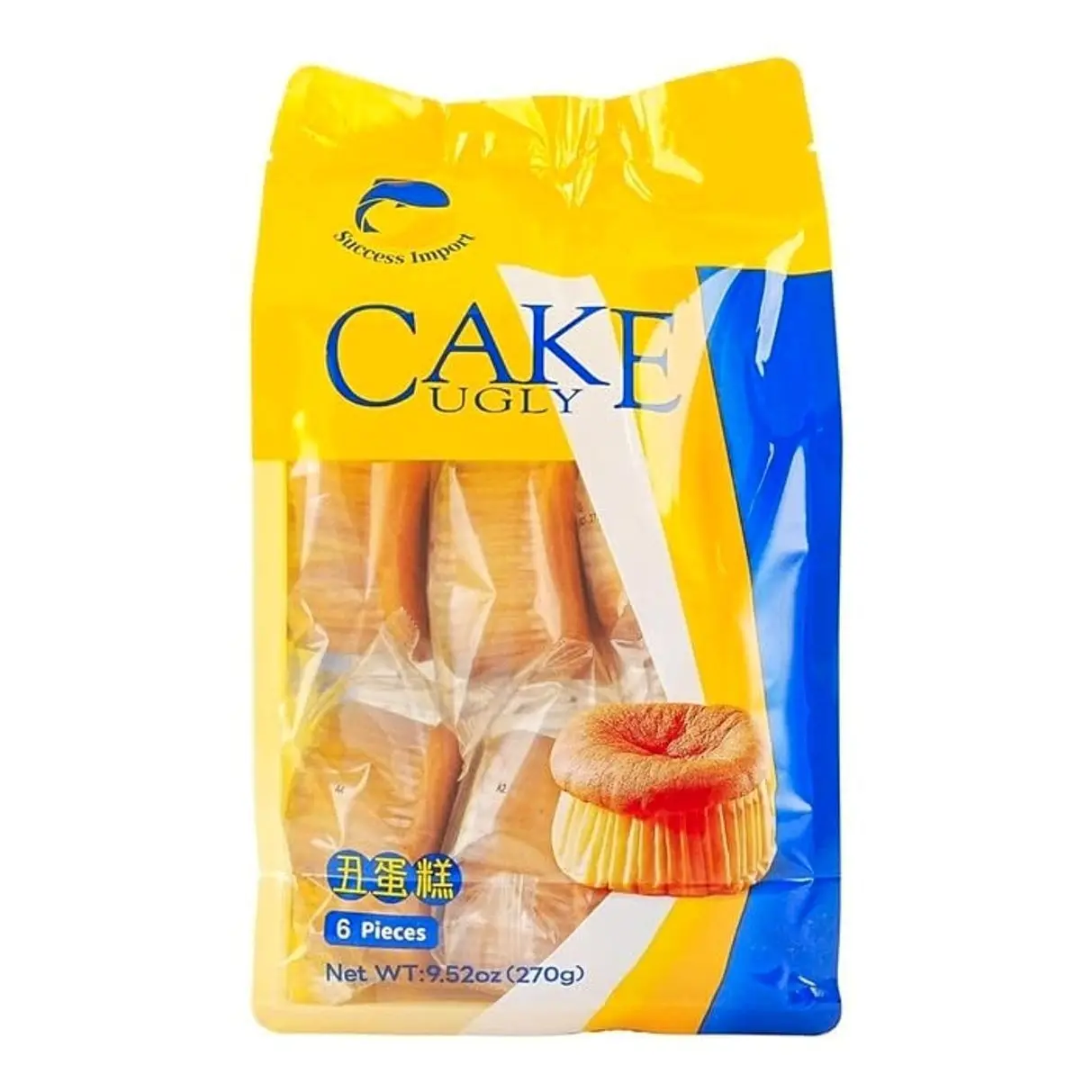 Traditional Ugly Cake Cake Snack 270g, 6 Individually Wrapped Snacks