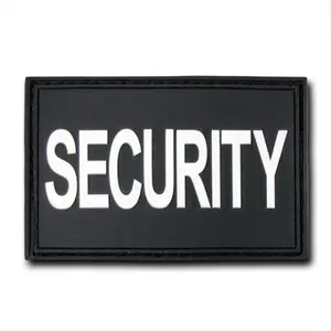 RapDom  Security Rubber Patch, Black