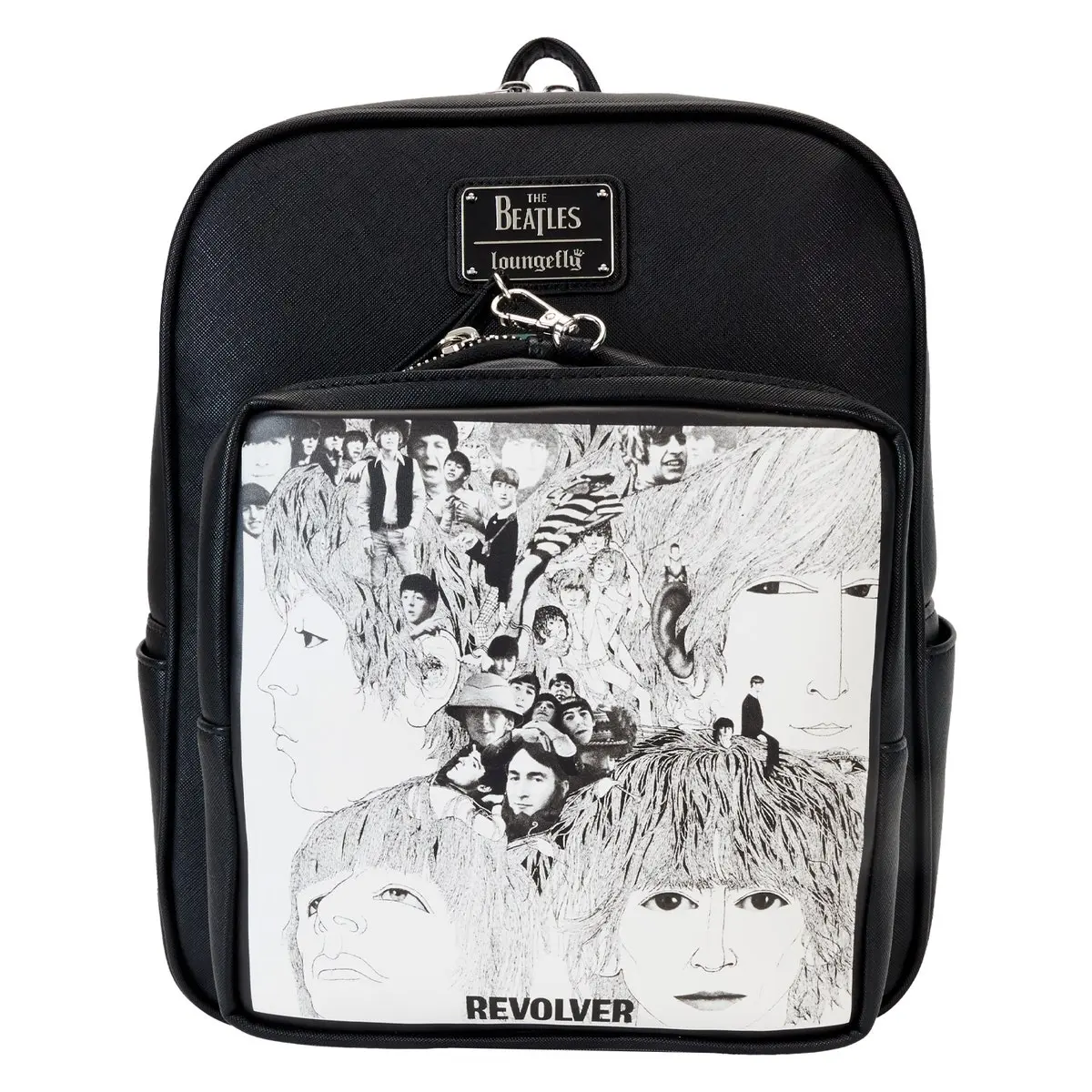 The Beatles Revolver Album Cover Mini Backpack with Record Coin Bag The Beatles Revolver Album Cover Mini Backpack with Record Coin Bag