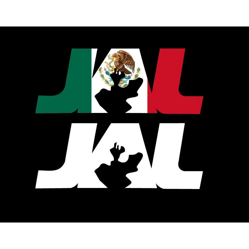 Jalisco letters Decal Car Window Laptop Map Vinyl Sticker Mexico JAL