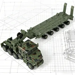 1:72 Scale Military M1070 Transport Truck Assembly Model Toy, Authentic Replica for DIY Building & Collection, Detailed Display Piece for Shelf Decor & Hobby Showcase, Birthday Christmas Gift for Men, Boys & Collectors
