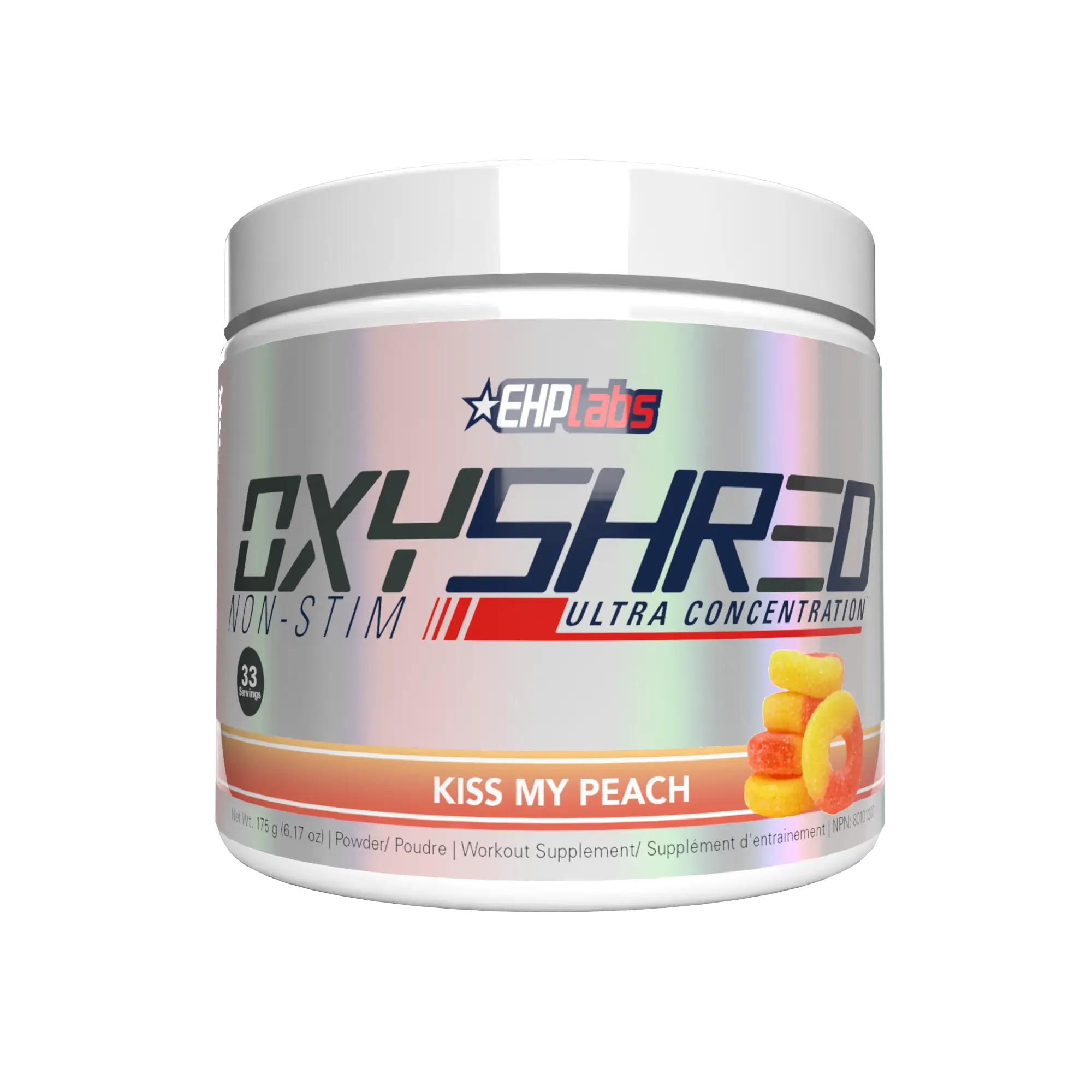 EHPlabs OxyShred Non Stim Pre Workout Powder - 33 Serves, Caffeine Free Formula, Sugar Free, Vegan-Friendly, Gluten-Free, Men and Women Health Fitnes