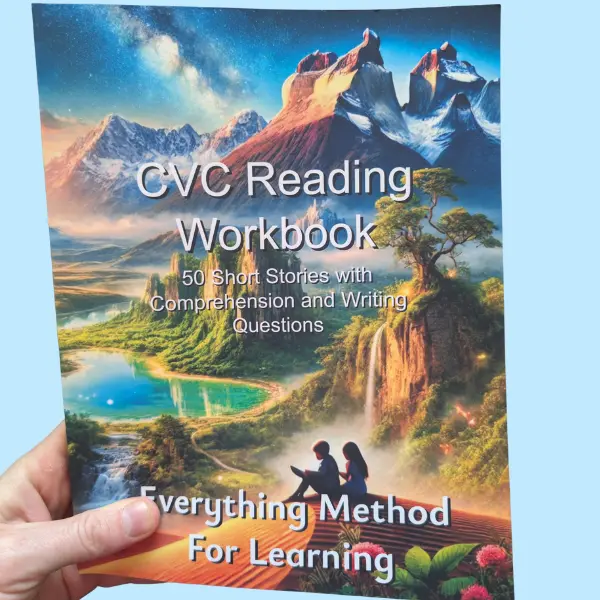 CVC Reading Workbook - 50 Science of Reading Aligned Short Stories with Comprehension and Writing Questions