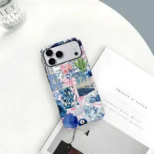 One-piece bow-knot aesthetic splicing design protective case, sturdy and durable 2-in-1 protective case, compatible with iPhone 17/16/15/14/13/12/11 Pro Max/Plus/Pro, Samsung Galaxy S25/S24/S23 Ultra series, stylish and minimalist phone case.