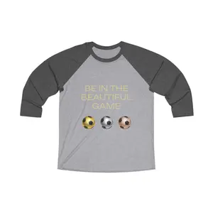Unisex Tri-Blend 3\4 Raglan Tee