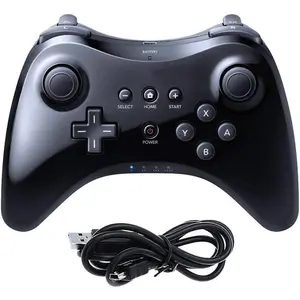 Black Classic  Pro Controller  Controller Gamepad Joypad Remote for Wii U