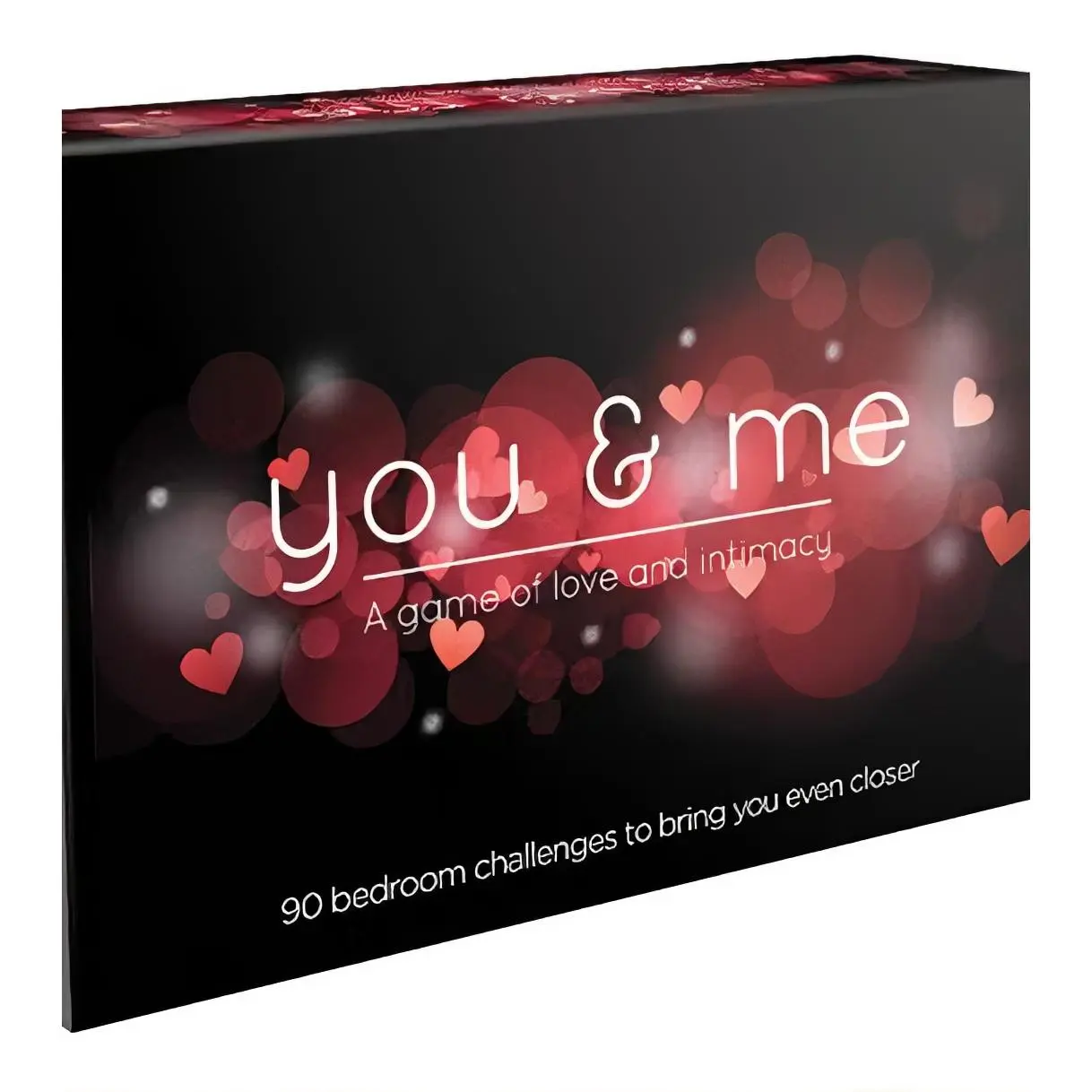 You & Me - A Game of Love & Intimacy, 90 Bedroom Challenges, 5.875 Height, 8.250 Length, 2.000 Diameter, Adult Product, 5/5 Rating