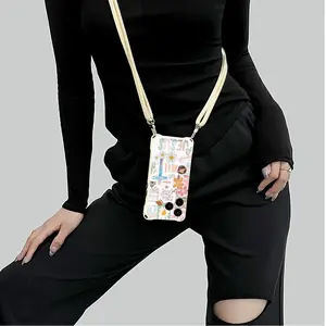 Fashion Phone Case with Long Strap, Phone Protective Cover, Phone Accessories Compatible with iPhone 11 12 13 14 15 Pro Max