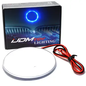 BMW Front Hood or Rear Trunk Lid, Ulta Blue 3.25-Inch 82mm Roundel LED Emblem Background Illumination Lighting Kit