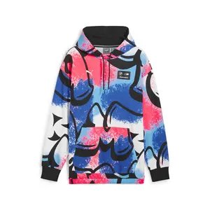 PUMA Mens Bmw M Motorsport Neon Energy Graphic Hoodie Casual Outerwear Casual - Multi