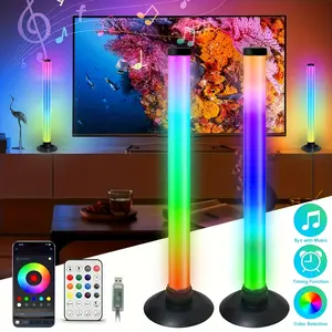 Smart LED Light with Vibrant Colors and Remote Control—an atmospheric night light perfect for bedrooms, game rooms, parties, home wall decor, and live streaming setups. The ideal gift for children and loved ones.